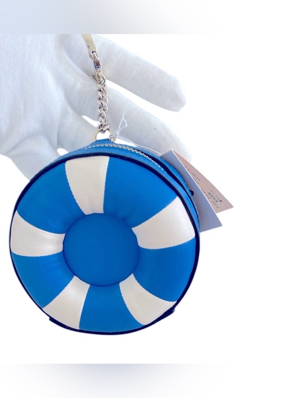 KATE SPADE SPLASH POOL FLOAT COIN CASE KEYCHAIN